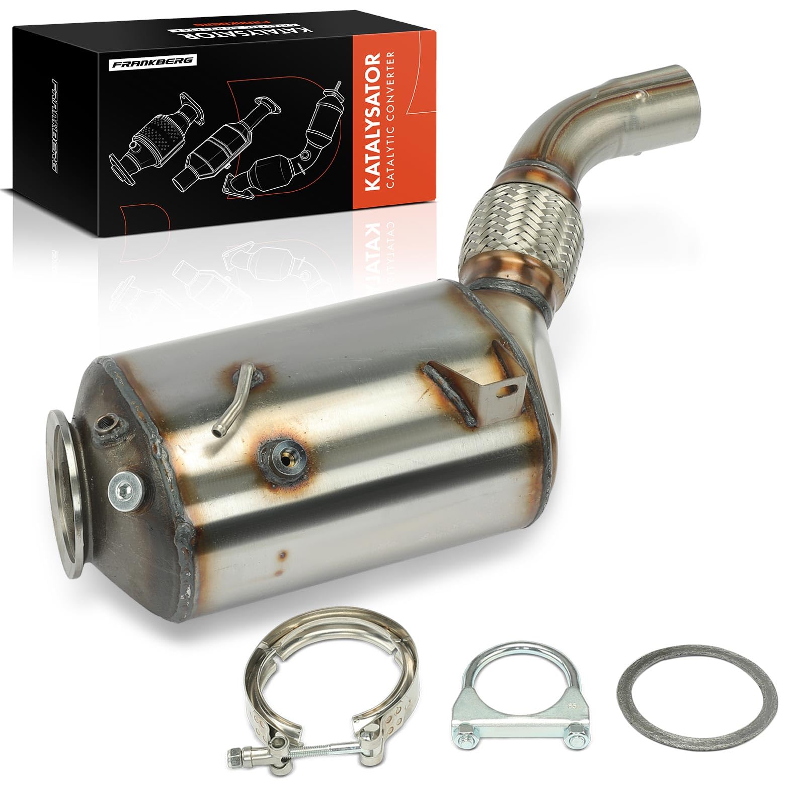 Frankberg DPF Dieselpartikelfilter Diesel Kompatibel mit E90 E91 E92 E93 325d 330d E60 E61 525d 530d X3 E83 Replace# 18307806413