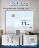ECOVACS WINBOT W2S Omni Robot Nettoyeur de vitres avec Station, Nettoyage Intelligent Bord à Bord avec la TruEdge™, Charge en Fonctionnement, pulvérisateur d'eau 3 Jets, Protection 12 Niveaux - 6