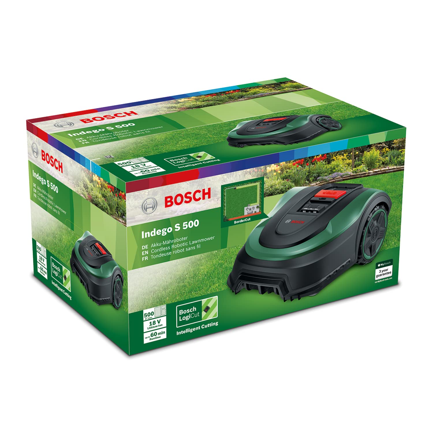 Bosch Home And Garden Kosiarka Robotyczna Akumulatorowa, Indego S 500, 06008B0202