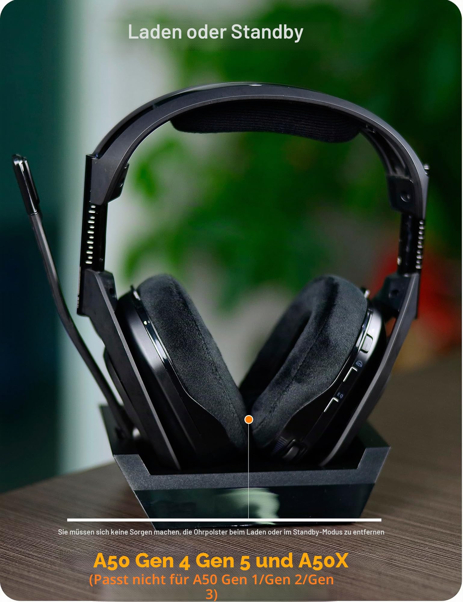 A50 Gen 4 Mod Kit – defean Ersatz-Ohrpolster und Kopfbügel, kompatibel mit Astro-A50 Gen 4 Headset, Ohrpolster, hochdichter Geräuschunterdrückungsschaum, zusätzliche Dicke | Mod Kit Ohrpolster und Kopfband, hochdichter Schaumstoff mit Geräuschunterdrückun