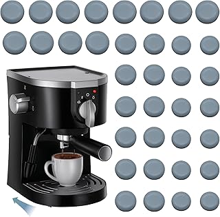 36Pcs Appliance Sliders for Kitchen Appliances, Self-Adhesive Kitchen Appliance Sliders Coffee Slider for Countertop Kitchen Appliances, Deep Fryer, Pressure Cooker, Stand Mixer, Sliding Tray(3 Sizes)