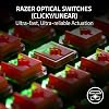 Teclado gamer inalámbrico Razer DeathStalker V2 Pro: interruptores ópticos de perfil bajo - lineales rojos - Hyperspeed inalámbrico y Bluetooth 5.0 - batería de 40 horas - teclas recubiertas ultraduraderas - Chroma RGB (reacondicionado) 3