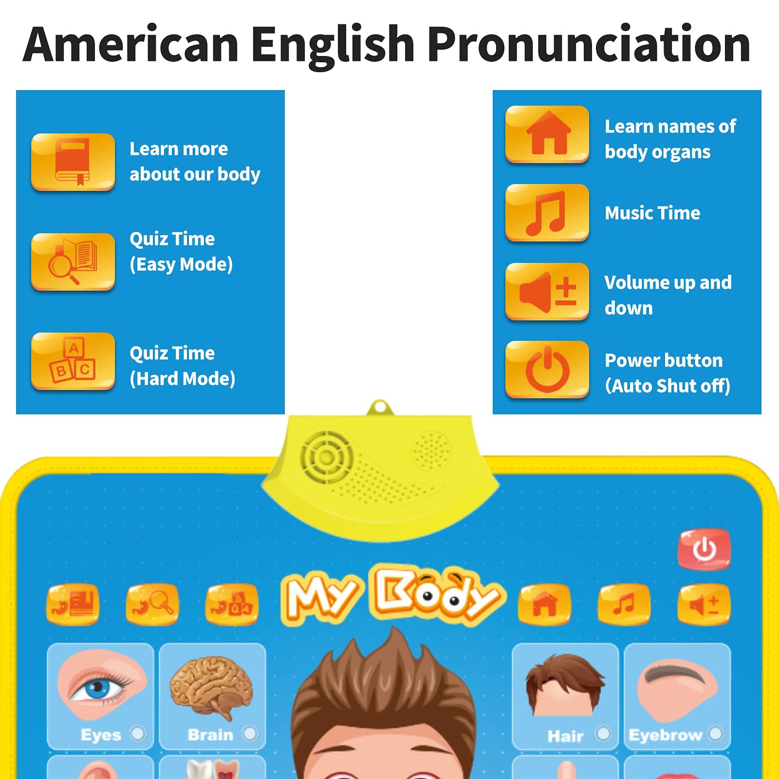 Buy Body Parts for Toddlers Electronic Interactive Body Talking