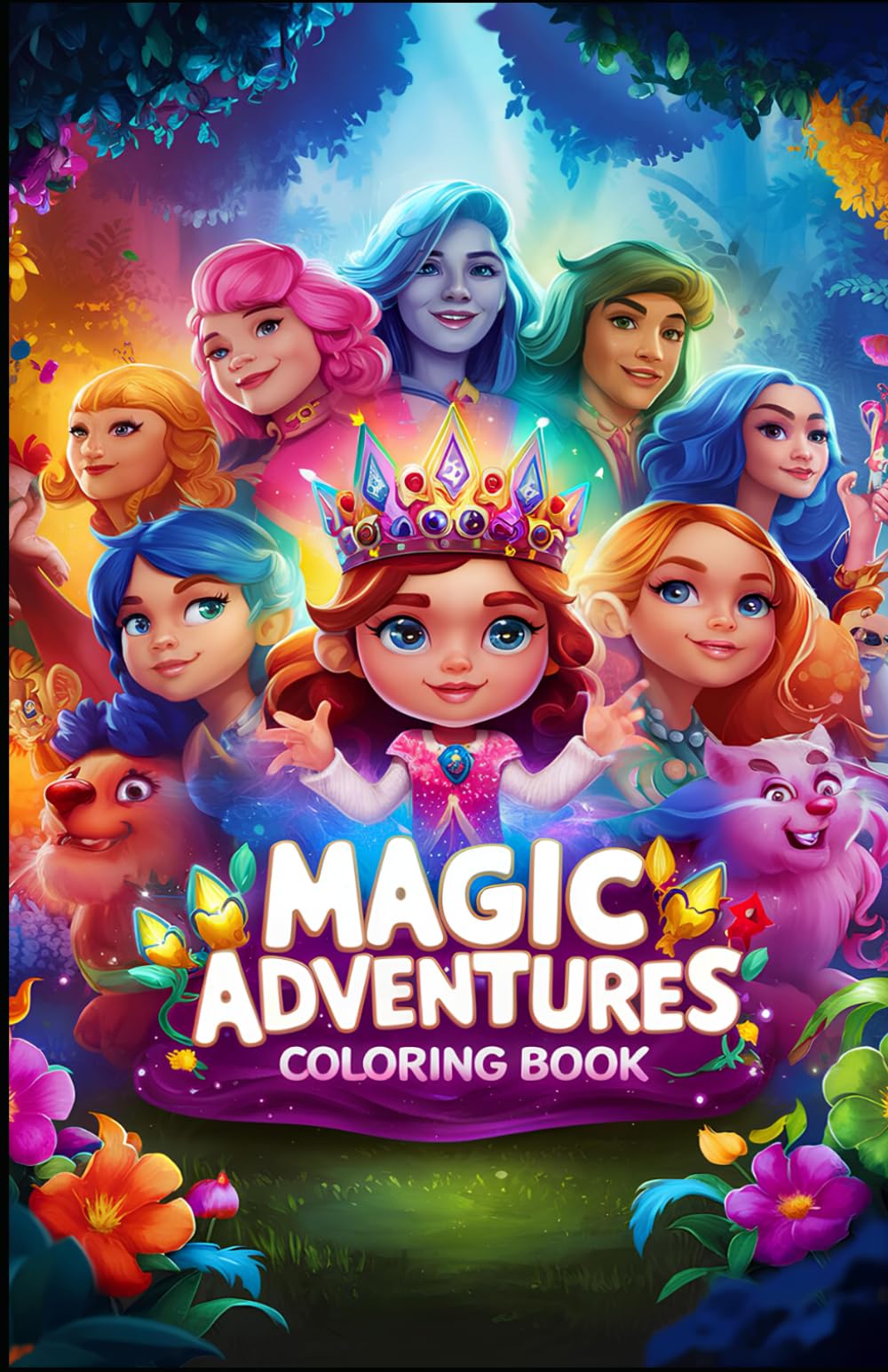 Magic Adventures Coloring Book: A Coloring Book Full of Creative Fun for Kids