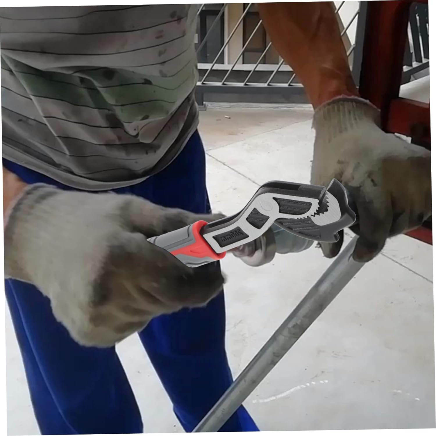 2pcs Automatic Adjustable Wrench Multifunctional Spring Wrench for Pipeline Maintenance Heavy Duty Ratchet Tool Alloy Steel Construction