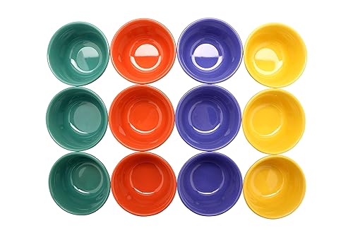 Miniatura 3 de GET BC-70-MIX - Tazón de melamina para caldo, 7 onzas, surtido (juego de 12)