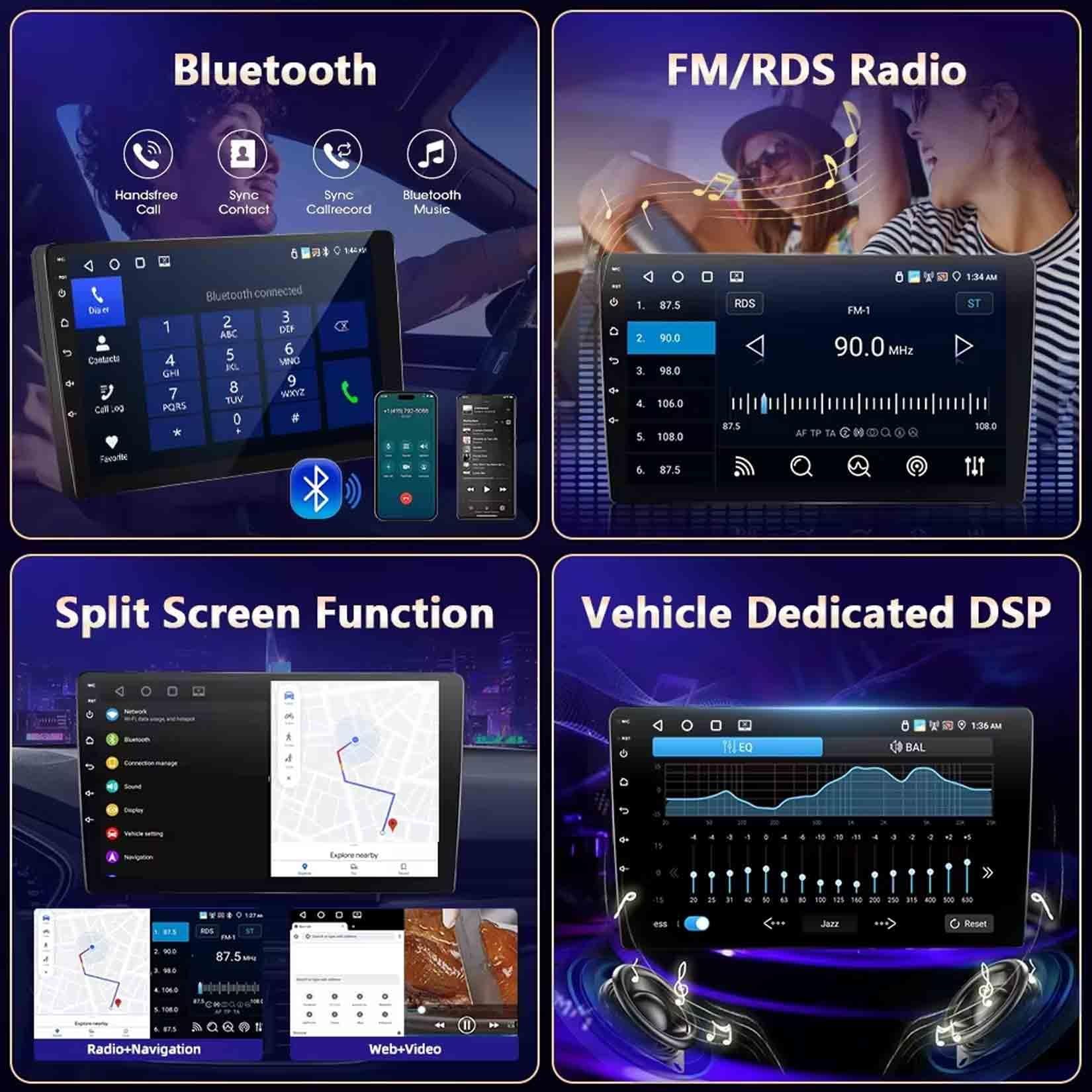 Pandahat Android 15 Autoradio 9 Pollici per Honda Freed 2008-2015