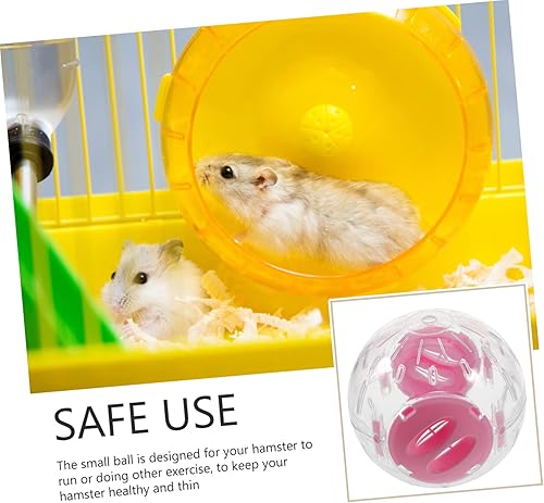 Miniatura 2 de Ipetboom Pelota deportiva de hámster pequeño, juguetes de chinchilla, juguetes de erizo, entrenamiento de ejercicio, pelota de ratones, juguete de