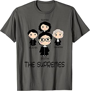 THE SUPREMES Supreme Court Justices RBG cute T-Shirt