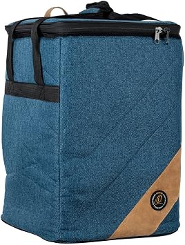 Ortega Guitars Premium Canvas Cajon Bag-Standard Size-Tote Handle & Adjustable Shoulder Straps OGBCJ-OC