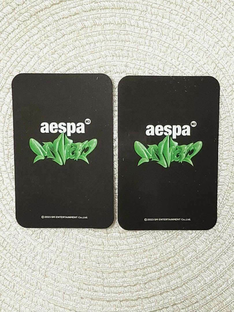 Amazon.co.jp: aespa エスパ MY WORLD deluxe box カリナ 2種トレカ