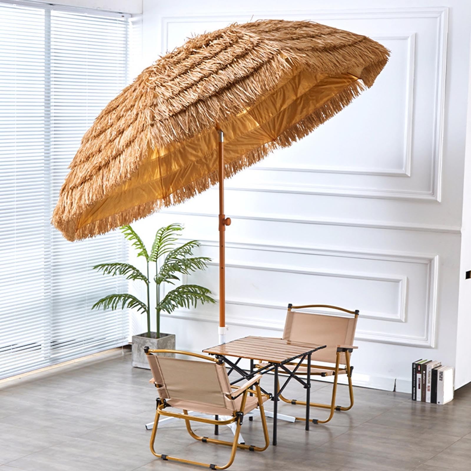 Zewnętrzny Parasol Przeciwsłoneczny, Imitowany Rzymski Parasol Ze Słomy