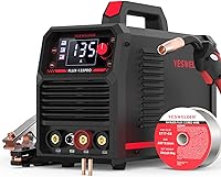 YESWELDER FLUX-135PRO 135A 3-in-1 MIG Welder - Flux Core MIG, Lift TIG, Stick, Digital Display, 110V Portable Inverter