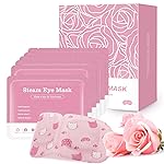 Jekeno Steam Eye Mask, 16 Packs Eye Masks for Dry Eyes, 40-60 Minutes Self Moist Warm Compress Heated Disposable Mask for Sleep, Spa Relaxing Trip Gifts, Travel Essentials for Women Men