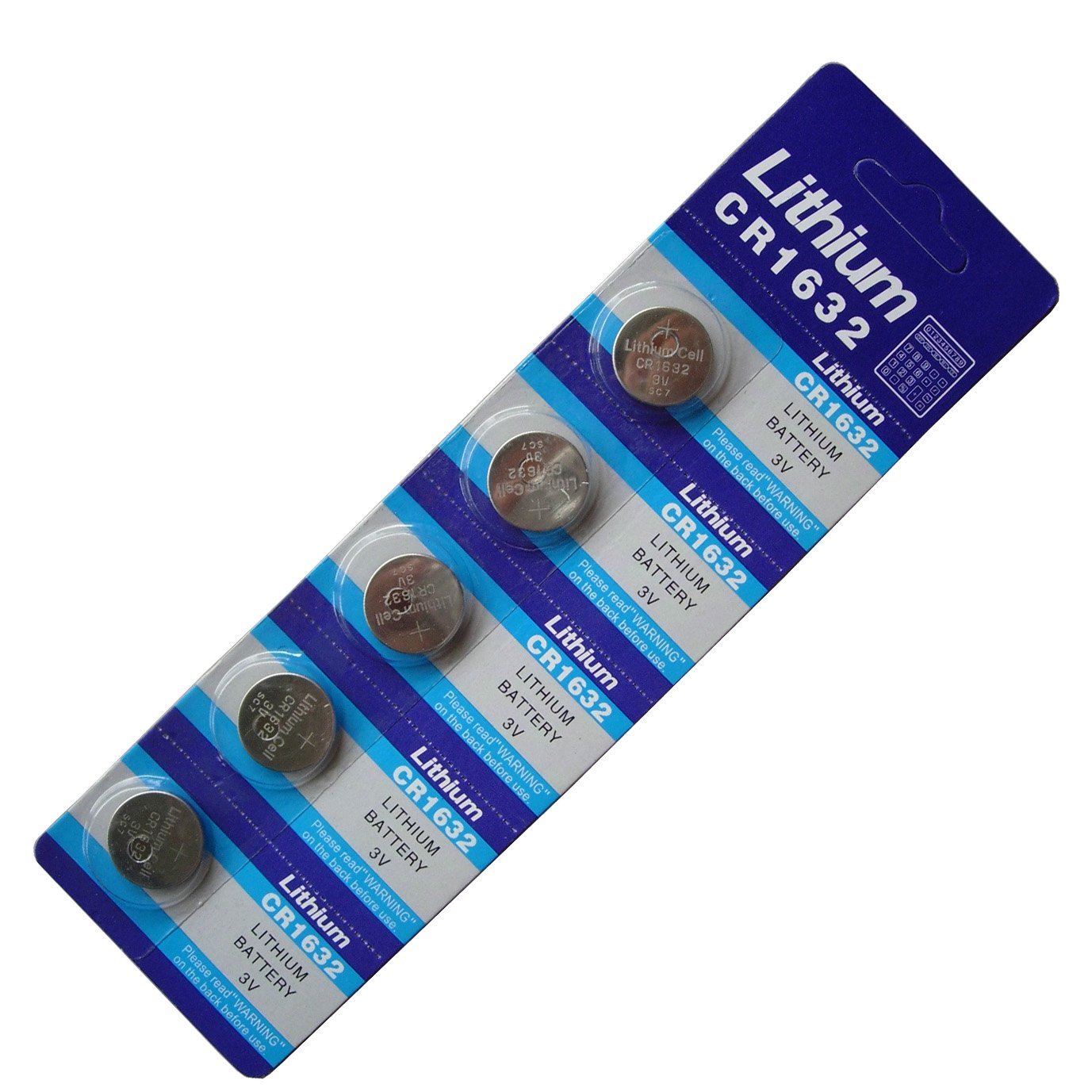 New 5 X Cr1632 Br1632 1632 3V Lithium Batteries FBA