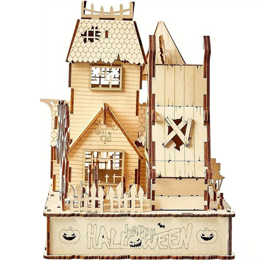 ハロウィン 木製人形 3体セット 木から生まれたハッピーハロウィンセット - 木工房U-m（ゆうむ