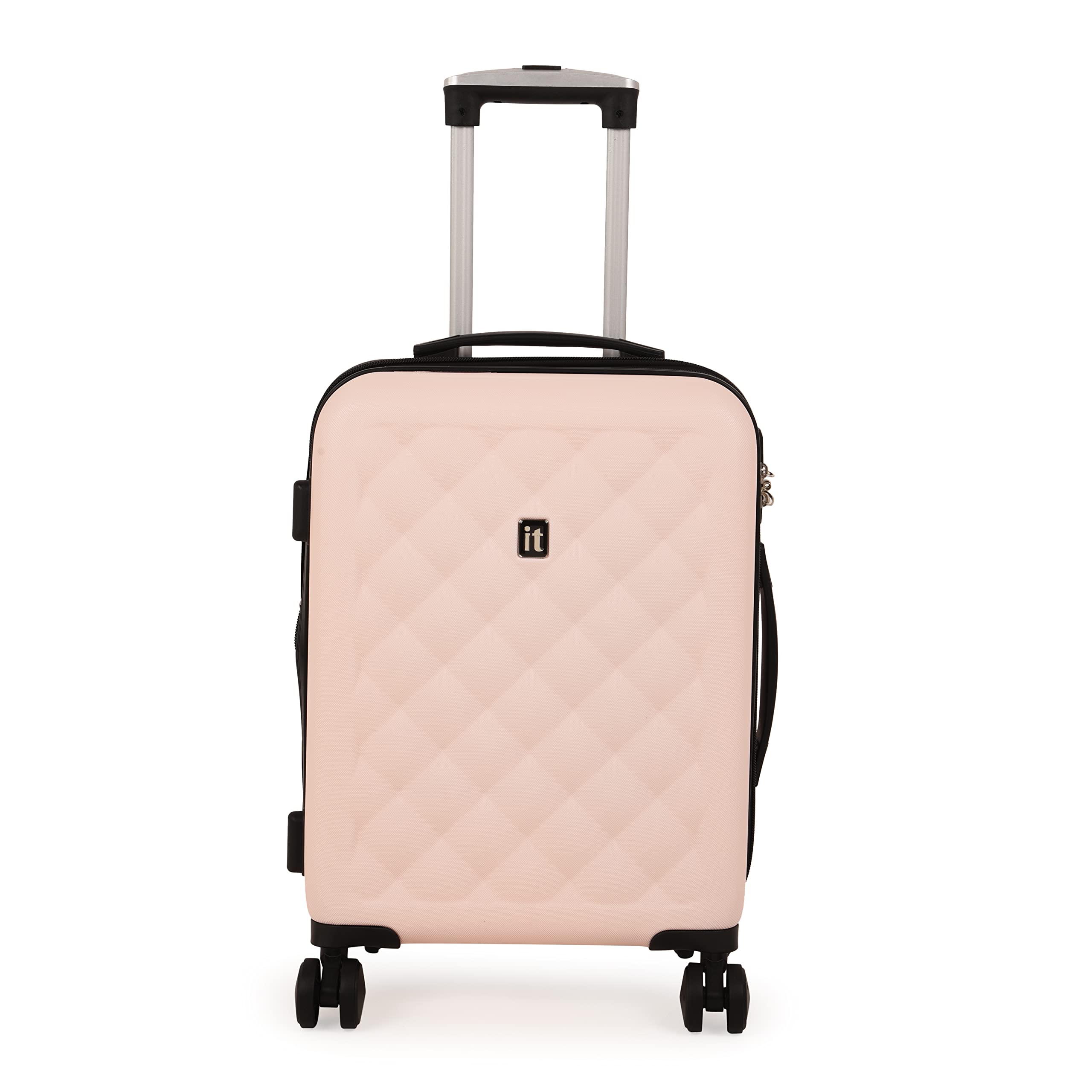 Fashionista Prada Pink Cabin-20 inches Expandable ABS Hardsided with TSA Lock 8 Wheel Trolley Bag-image-36
