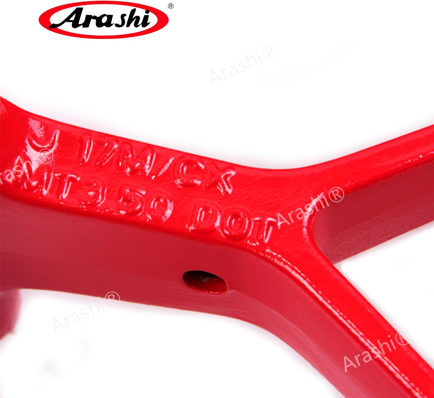 Arashi Front Wheel Rim for Honda CBR600RR 2007-2022, Motorcycle Replacement Accessories Parts Red