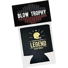 Fantasy Football Champion Can Cooler, Funny League Winner Legend Draft Party Gag Gift, Championship Prize Drink Holder Sleeve for Fantasy Football Champions Black