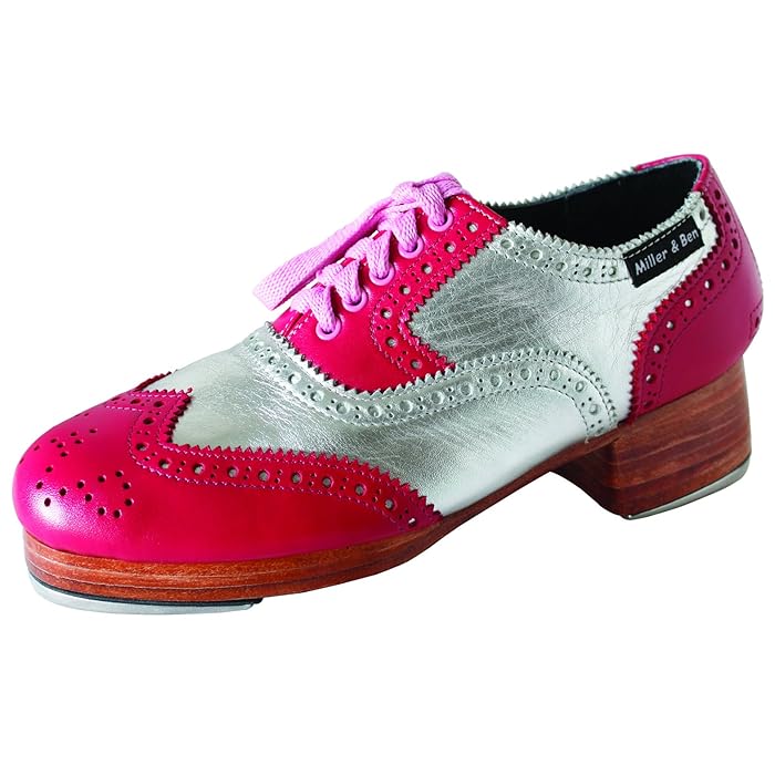 Buy Miller & Ben Tap Shoes; Triple Threat; Pink & Silver (GT) Royal