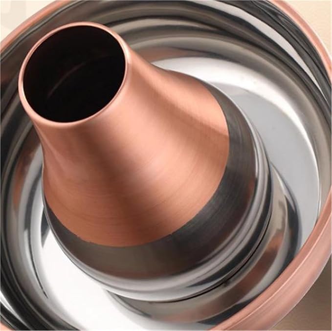 Olla para Hot Pot de Acero Inoxidable, Calentada con Carbón, 32 cm miniatura 4