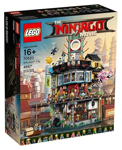 LEGO NINJAGO Ciudad Ninjago 70620, 192 meses a 252 meses (4867 piezas)