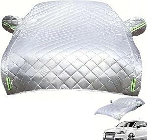 Hail Protector Car Cover for Sedan/SUV, 2025 Upgraded 5 Storeys Thicken Hail Blankets for Car Snowproof, Waterproof, Windproof & Sun UV Protection, Includes Anti-Theft Hooks (for SUV)