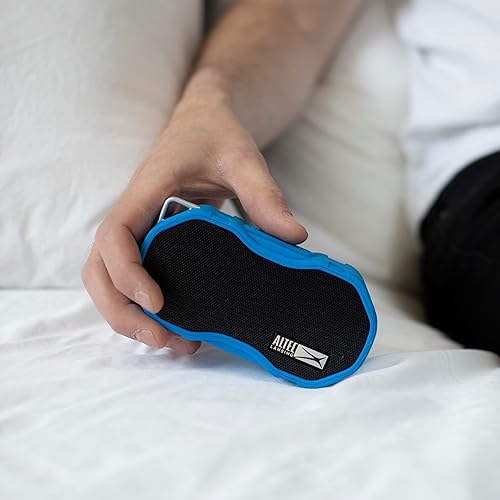 Vista 8 de Altec Lansing Baby Boom XL - Altavoz Bluetooth impermeable, altavoz inalámbrico y portátil para viajes y uso al aire libre, graves profundos y Azul