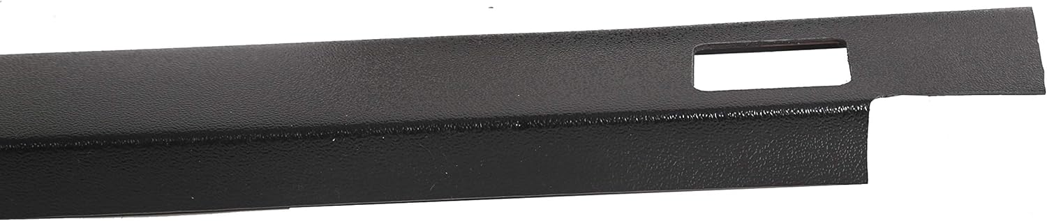 ALMULOO 6'4" Truck Bed Side Rail Cover Compatible with 2002-2008 Dodge Ram 1500 2003-2009 Dodge Ram 2500 3500 Plastic Black Rail Caps Protector Molding w/Stake Pocket Hole