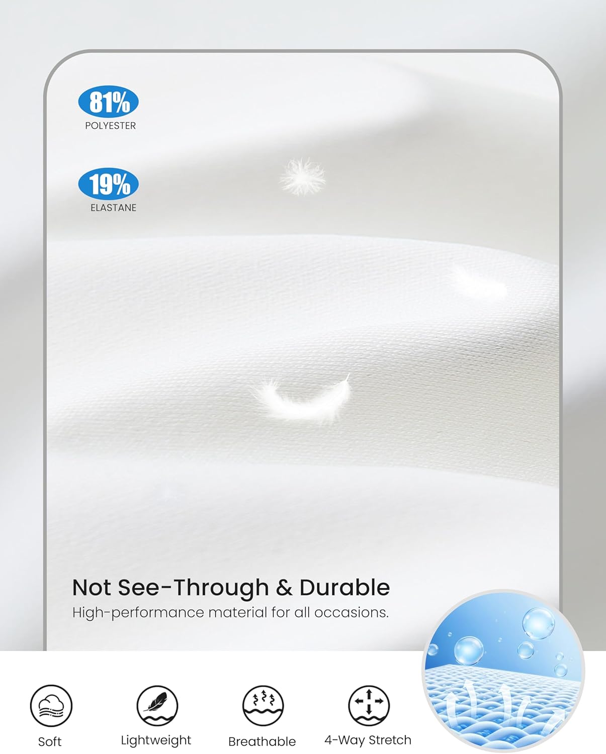 SANTINY 14" Shorts for Women Knee Length with Pockets High Waisted Stretch Long Bermuda Shorts for Summer Dressy Casual - Image 5