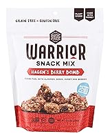 Vista 1 de BeeFree Warrior Mix Granola sin gluten, sin granos, apta para dieta cetogénica, mezcla de granola paleo, sin lácteos, sin conservantes, sin avena