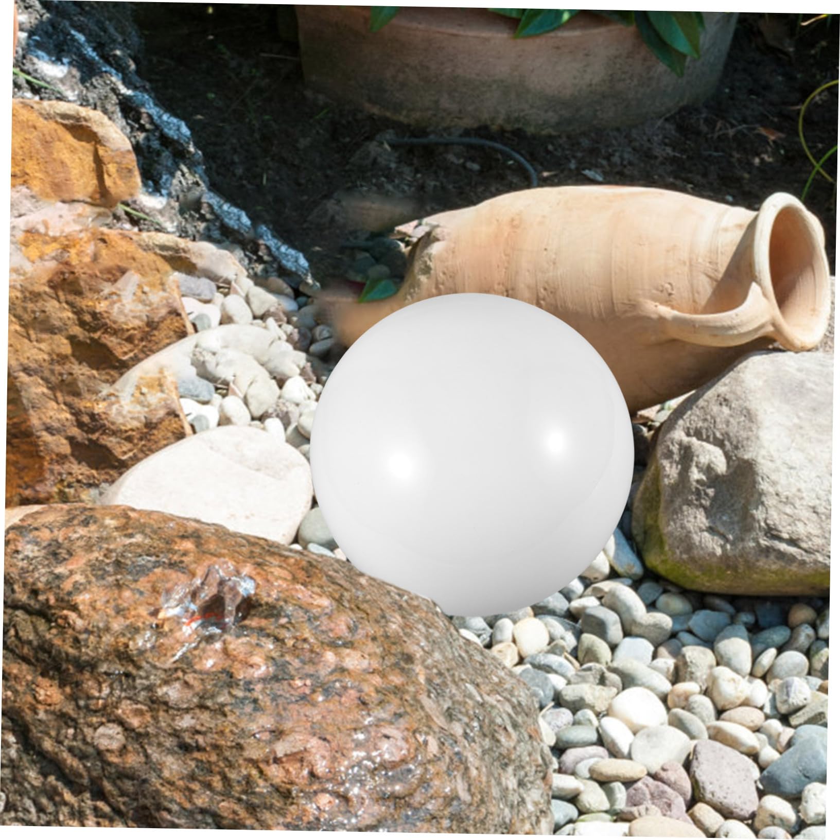 BESPORTBLE Boule De Regard Miroir Acier Inoxydable Boule Réfléchissante Décorative pour Jardin Pelouse Ou Intérieur Ornement De Globe De Contemplation