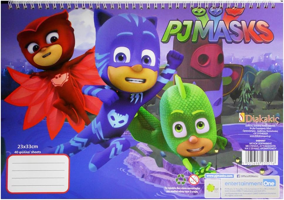 The pyjamasques – Sticky FOLIO Design with Auto pyjamasques