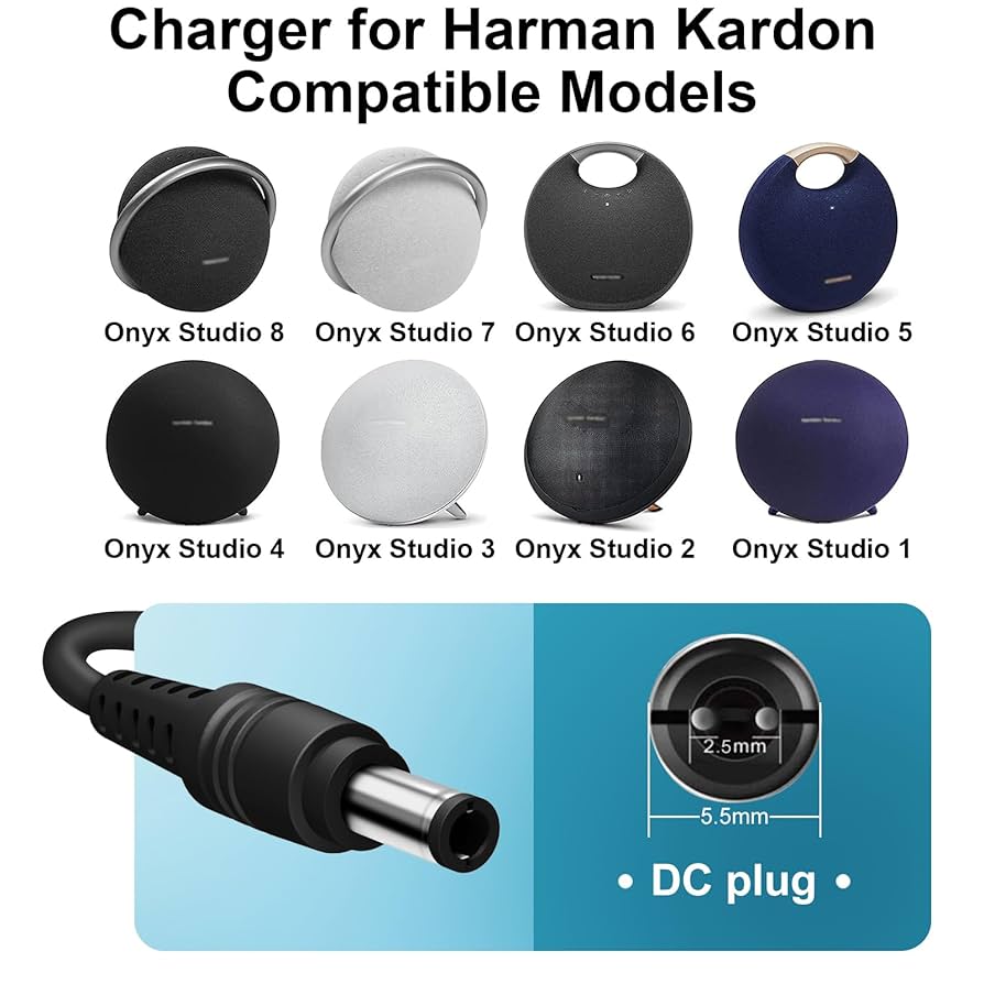 harman/kardon ONYX STUDIO アダプター 社外品 Amazon | PSE認証 19V Harman Kardon互換用 充電器 ハーマン