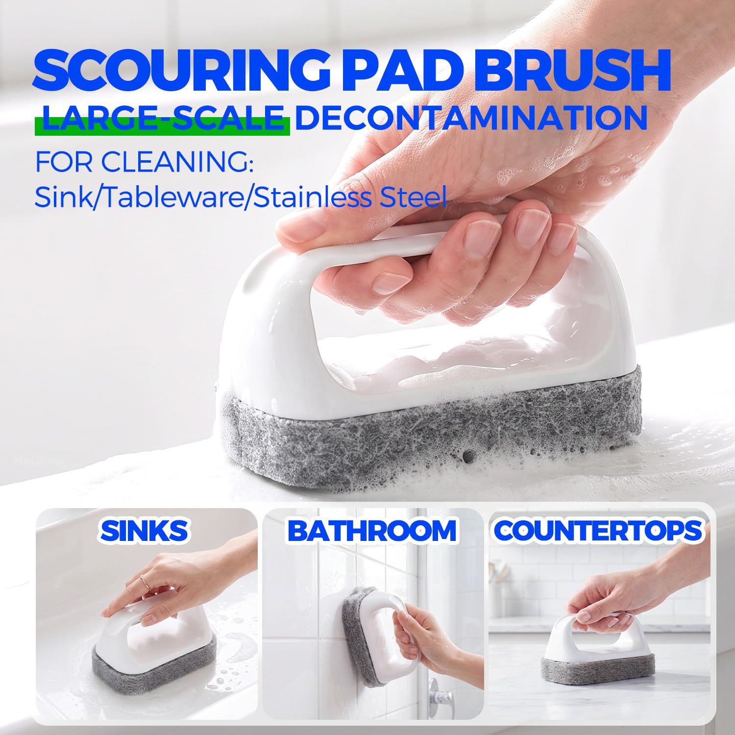 Holikme 6-Pack Dish Brush Set - Clean Everything! -5
