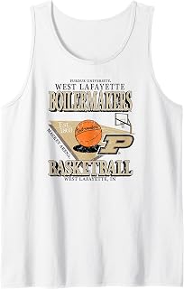 Purdue Boilermakers Basketball Vintage Mackey Arena White Tank Top
