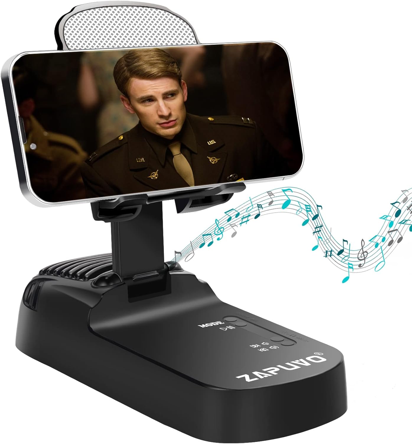ZAPUVO Bluetooth Speaker with Cell Phone Stand, Dad Gifts