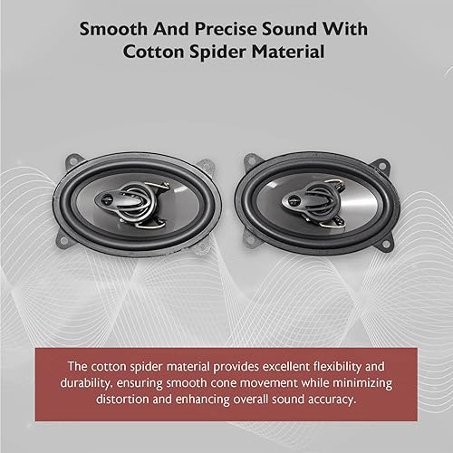 Miniatura 3 de Rockville RV46.3A - Altavoces de coche de 3 vías de 4 x 6 pulgadas, 500 W, graves ricos, clasificación CEA, woofer de polipropileno, envolvente de