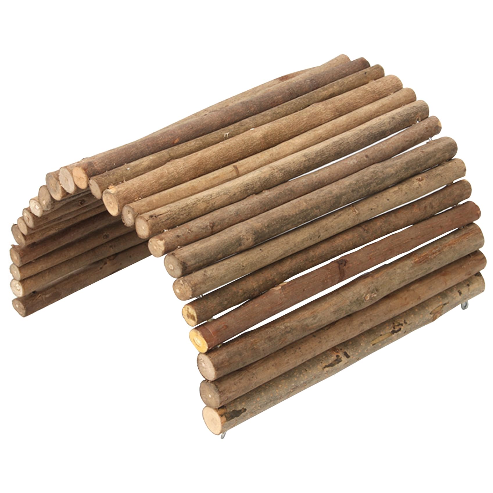 Cndiyald Reptile Bridge 6 x9.8 Inch Safe Willow Branches Anti-Bite Guinea Pig Hideout for Guinea Pigs Ferrets Chinchillas Hedgehogs Tortoise Habitat Accessories L Molars