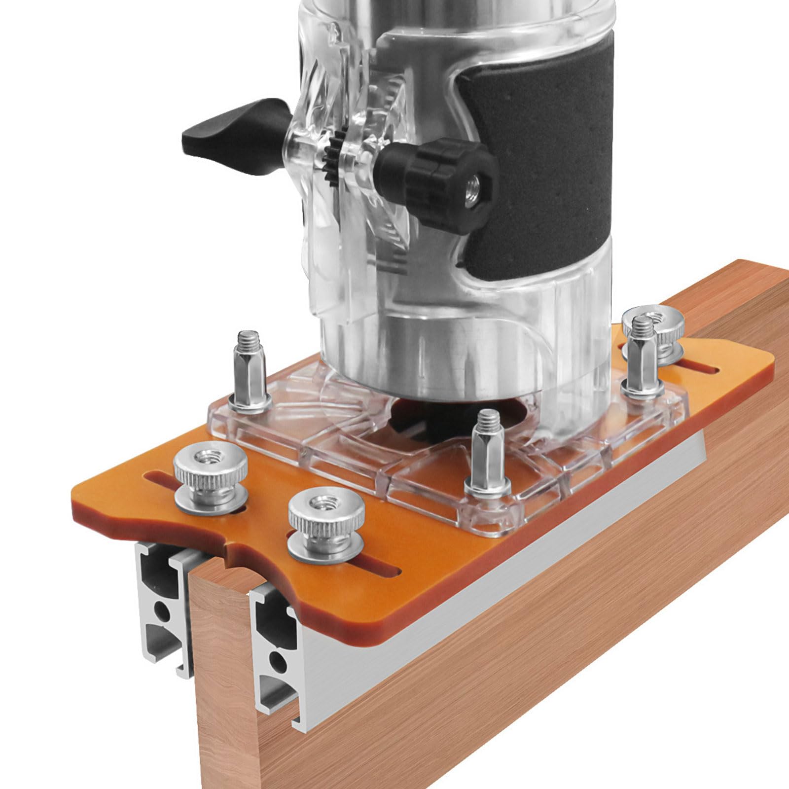 Base Per Router Trimmer Hyuduo In Plastica Trasparente - Attrezzo Protettivo Per Lavorazione Legno - Standard O Ispessita