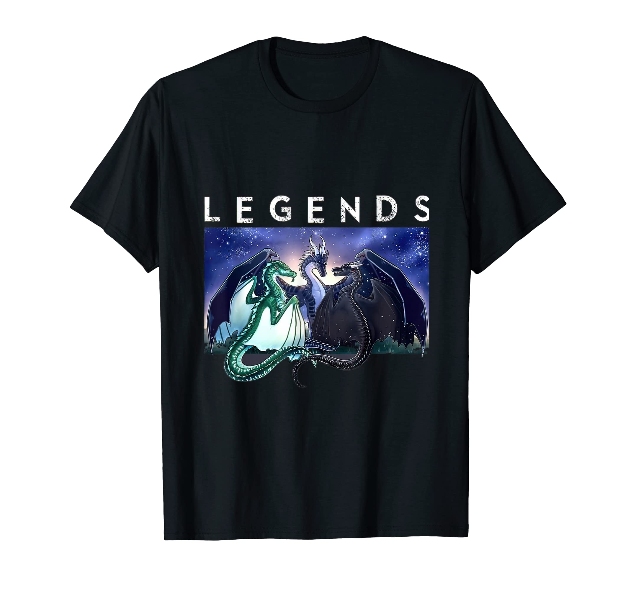 WING OF FIRES LEGENDS FATHOM DARKSTALKER CLEARSIGHT T-Shirt