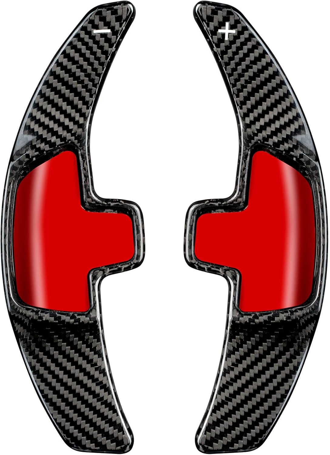 T-carbon Genuine Carbon Fiber Paddle Shifter Extension Steering Wheel Paddle Shifter Fits for Mercedes Benz A B C E S Class CLA CLS GLC GLE450 GLS G Series