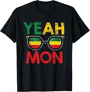 Yeah Mon Jamaican Vacation Jamaica Reggae T-Shirt Small
