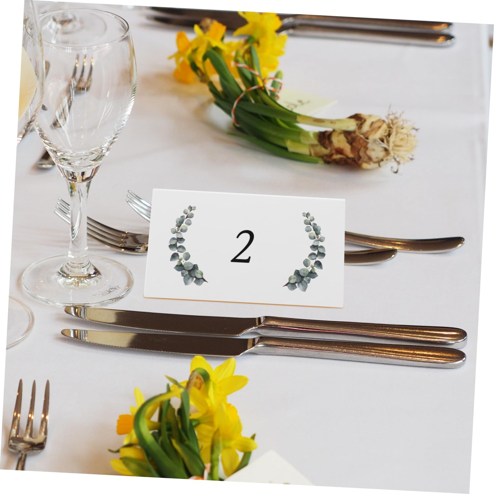 Mobestech 4 Set Bigliettini Segnaposto Per Con Design Foglie Cartoncini Per Nomi Per Matrimoni Feste E Ristoranti 100 Pezzi*4