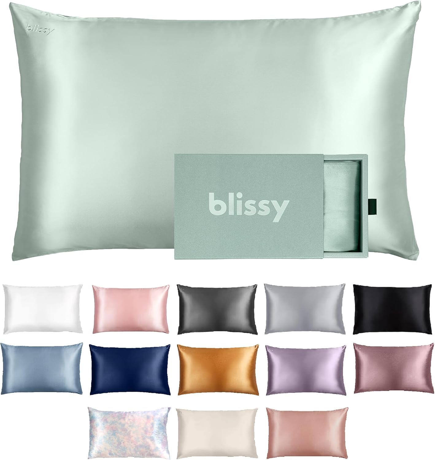 Blissy Silk Pillowcase 100 Pure Mulberry Silk 22 Momme 6A High