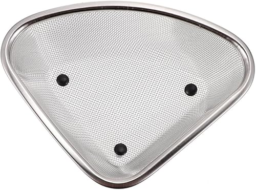 Cesta de drenaje triangular para fregadero, filtro de fregadero, colador de fregadero, estante de secado para fregadero de esquina, soporte de