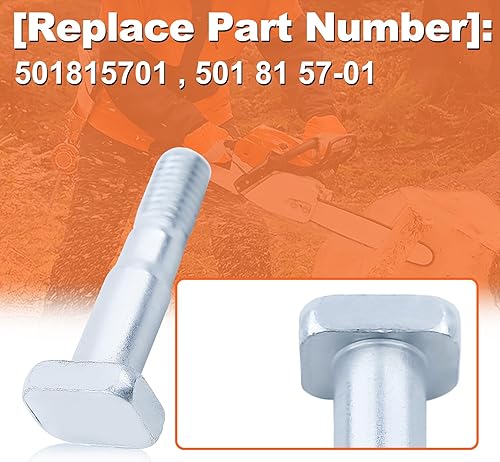 Miniatura 3 de Para Husqvarna 61 266XP 268 272XP 362 365 371 372 para motosierra, kit de pernos de barra, 501815701, 501 81 57-01