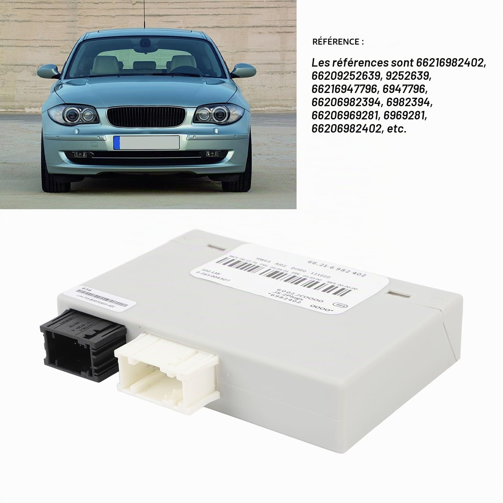 Module d'assistance de stationnement 66216947796 PDC pour 1 3er E81 E82 E87 E88 E90 E91 E92