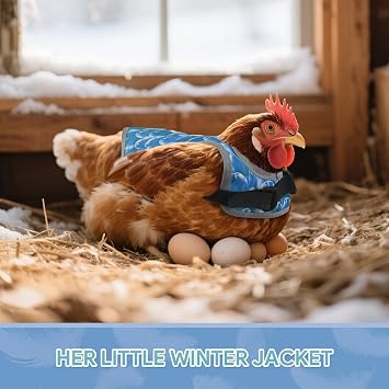 Chicken Saddles for Hens, Chicken Aprons for Hens with Adjustable Straps, Hen Saddle for Chickens