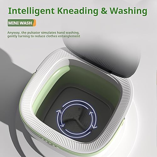 Miniatura 2 de Lavadora portátil de 16 litros, mini lavadora plegable y ligera, lavadora rápida y cómoda para ropa, calcetines y ropa interior, lavadoras